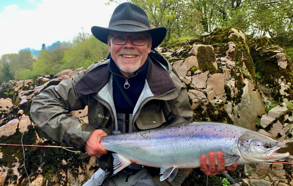 Bob Ladner holding a fish