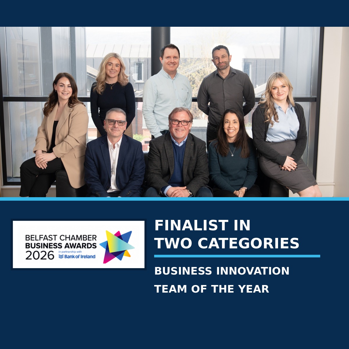 CV6 Named Finalist in Two Belfast Chamber Business Awards in Partnership With Bank of Ireland