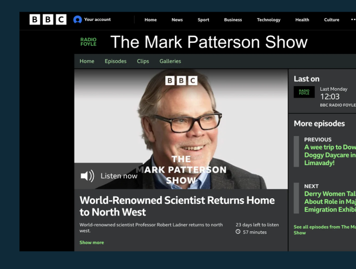BBC Radio Foyle Interview with CV6 CEO and Founder