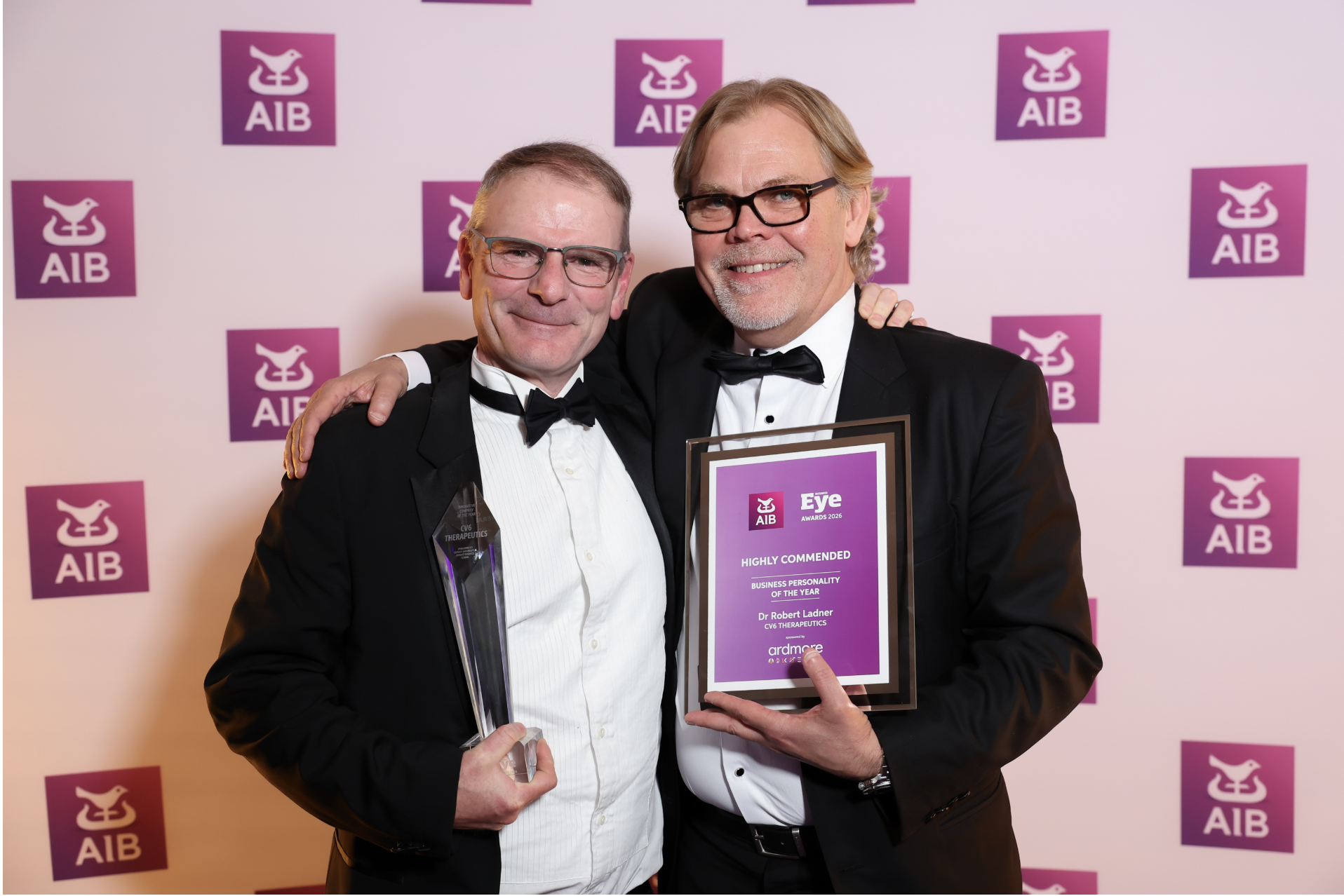 CV6 Therapeutics Named Innovative Company of the Year at the 2026 AIB Business Eye Awards